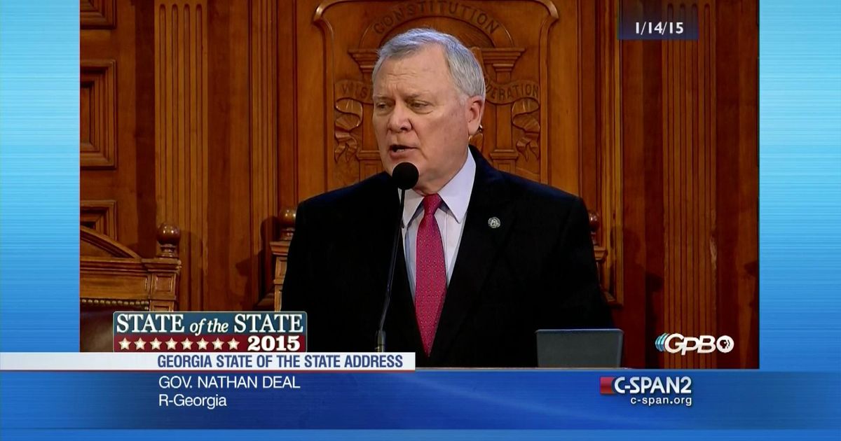 Georgia State Of The State Address C Span Org